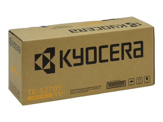Kyocera TK5270 Yellow Original Toner Cartridge - 1T02TVANL0/TK5270Y
