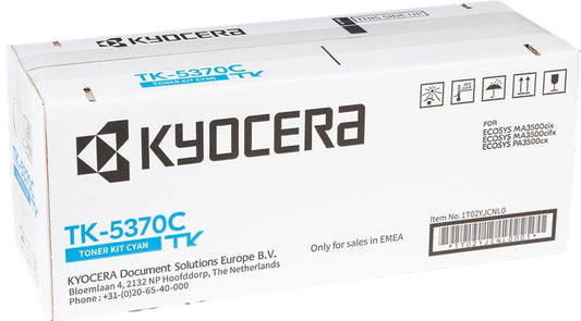 Kyocera TK5370 Cyan Original Toner Cartridge - 1T02YJCNL0/TK5370C