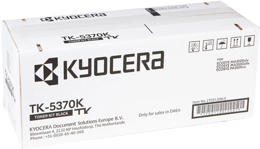 Kyocera TK5370 Black Original Toner Cartridge - 1T02YJ0NL0/TK5370K