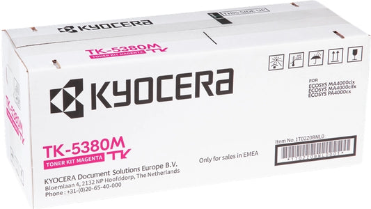 Kyocera TK5380 Magenta Original Toner Cartridge - 1T02Z0BNL0/TK5380M