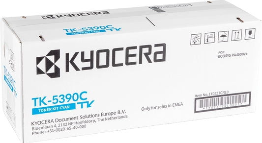 Kyocera TK5390 Cyan Original Toner Cartridge - 1T02Z1CNL0/TK5390C