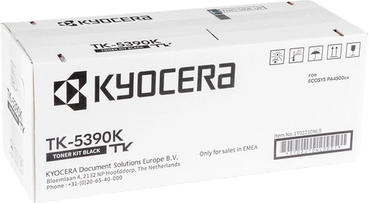 Kyocera TK5390 Black Original Toner Cartridge - 1T02Z10NL0/TK5390K