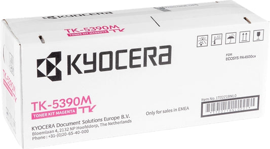 Kyocera TK5390 Magenta Original Toner Cartridge - 1T02Z1BNL0/TK5390M