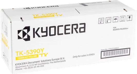 Kyocera TK5390 Yellow Original Toner Cartridge - 1T02Z1ANL0/TK5390Y