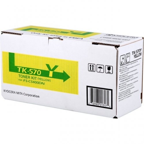 Kyocera TK570Y Yellow Original Toner Cartridge - 1T02HGAEU0/TK570Y