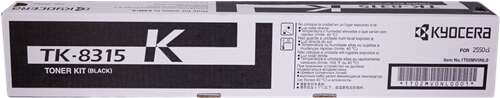 Kyocera TK8315 Black Original Toner Cartridge - 1T02MV0NL0/TK8315K