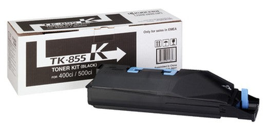 Kyocera TK855 Black Original Toner Cartridge - 1T02H70EU0/TK855K