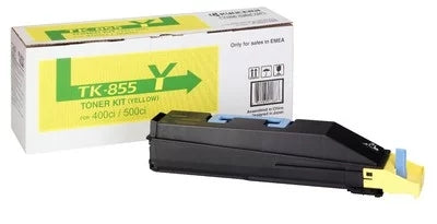 Kyocera TK855 Yellow Original Toner Cartridge - 1T02H7AEU0/TK855Y