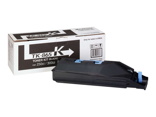 Kyocera TK865 Black Original Toner Cartridge - 1T02JZ0EU0/TK865K