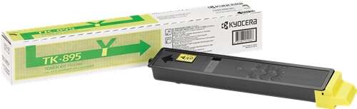 Kyocera TK895 Yellow Original Toner Cartridge - 1T02K0ANL0/TK895Y