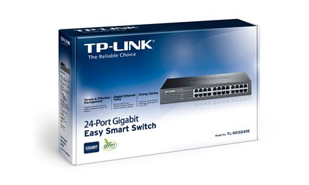 Switch TP-Link 24xRJ45 Rack 1U Negro (TL-SG1024DE)