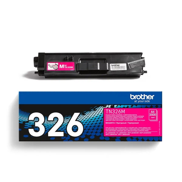 Brother TN326 Magenta Original Toner Cartridge - TN326M