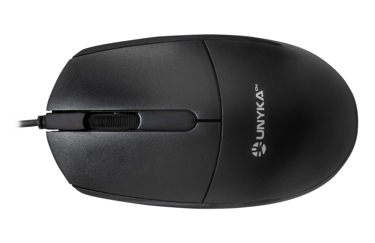 Teclado+Ratón UNYKA OEM USB 1200dpi Negro (UK50545)