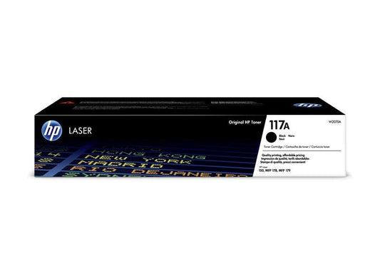 HP W2070A Black Original Toner Cartridge - 117A