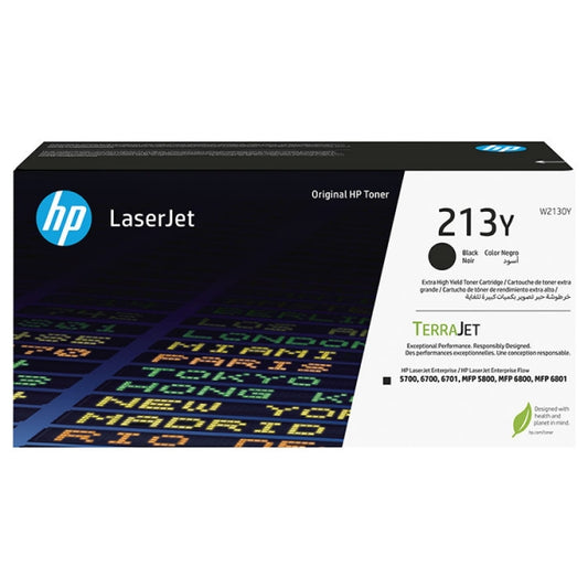 HP W2130Y Black Original Toner Cartridge - 213Y