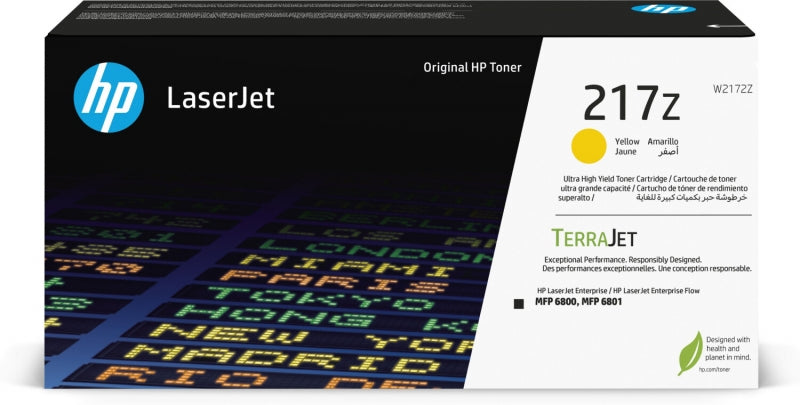 HP W2172Z Yellow Original Toner Cartridge - 217Z