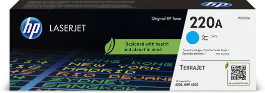 HP W2201A Cyan Original Toner Cartridge - 220A