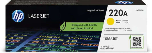 HP W2202A Yellow Original Toner Cartridge - 220A
