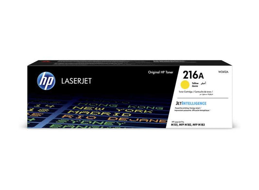 HP W2412A Yellow Original Toner Cartridge - 216A