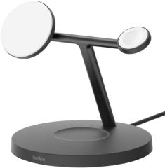 Cargador Inalambrico QI2 15W 3 en 1 para Apple Watch SE Apple Watch Series 1,2,,4,5,6,7,8,9, 10 iPhone 17, iPhone Air, iPhone 17 Pro, iPhone 17 Pro Max, iPhone 15,15 Pro, 15 Plus, 15 Pro Max, 14, 14 Pro, 14 Plus,14 Pro Max, 13, 13 Mini, 13 Pro, 13 Pro