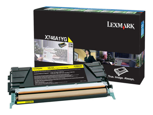 Lexmark X746/X748 Yellow Original Toner Cartridge - X746A1YG