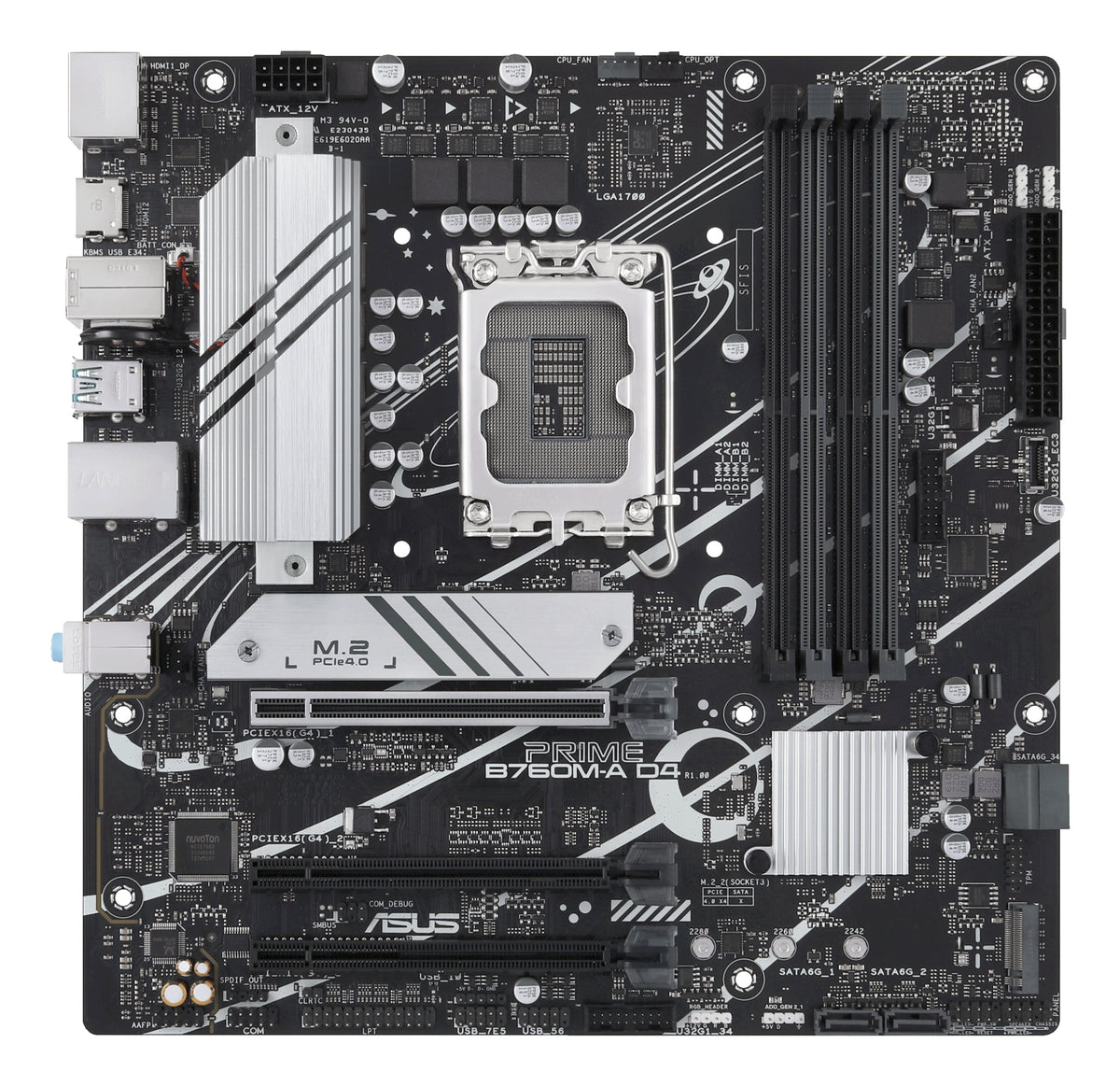 ASUS PRIME B760M-A D4-CSM: (1700) 4DDR4 HDMI DP mATX (90MB1D00-M1EAYC)