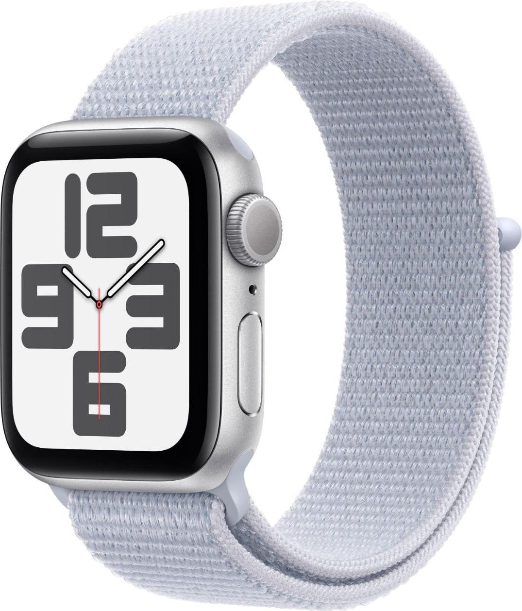 APPLE watch serie se GPS caja de aluminio plata 40mm, color de correa azul nube correa loop deportiva