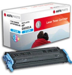 Toner compatible q6001a-lj color 1600/2600/2065/cm1015mfp cian 2.000 paginas agfaphoto