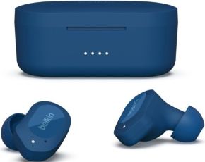 Auriculares intrauditivo true wireless soundform con microfono play bluetooth color azul