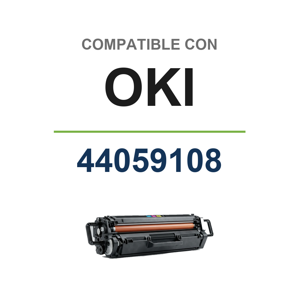 OKI 44059108 Negro Cartucho de Toner Generico. (XO810BKR) compatible con OKI 44059108
