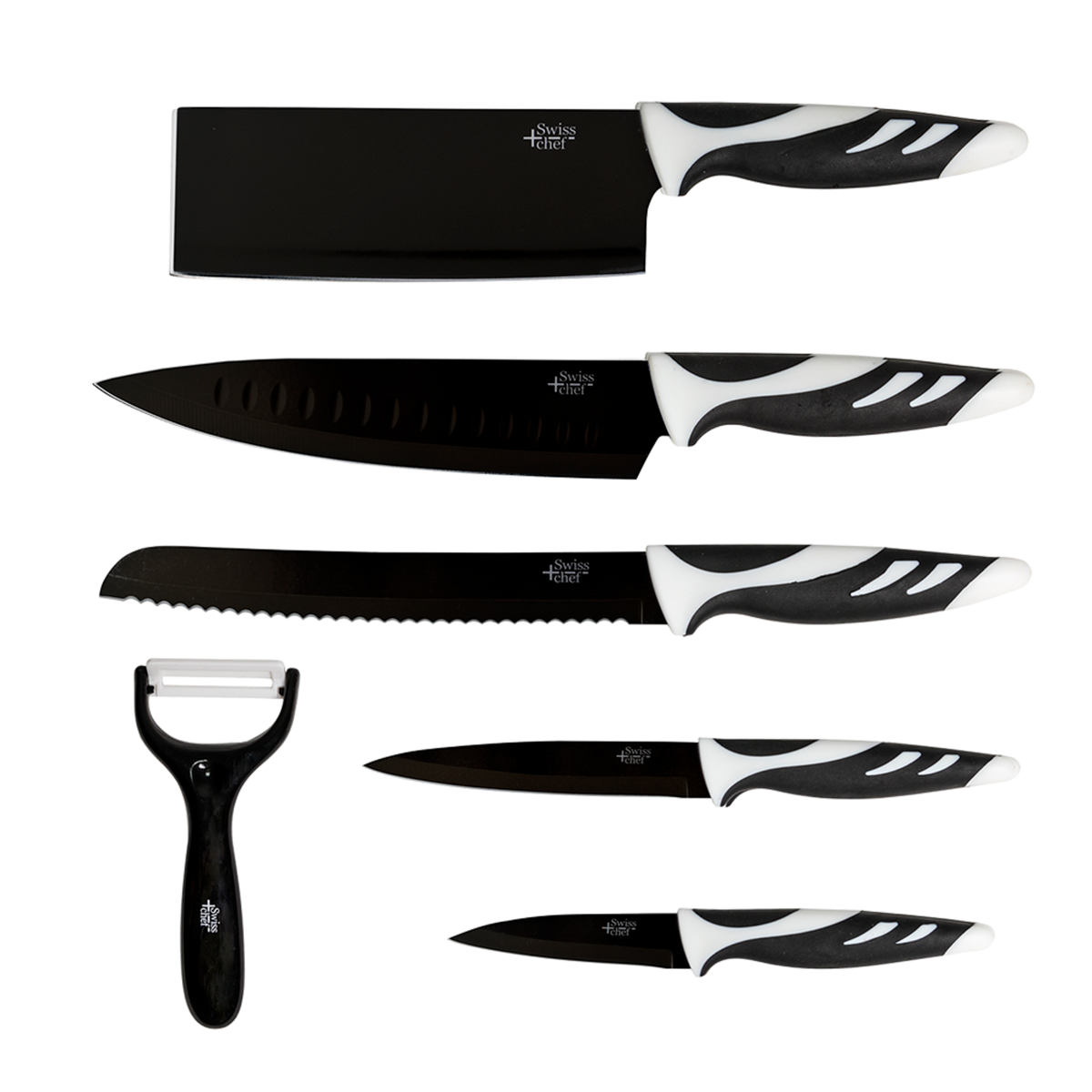 Set de Cuchillos CECOTEC 6 Unidades Negro (01024)