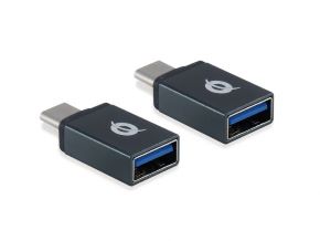 Adaptador desde USB-C macho a USB-A hembra 3.0 otg 5gbs pack de 2 unidades
