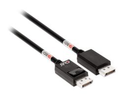 Cable Club 3D DP80 8K/240Hz 1.6m M/M Negro (CAC-1092)
