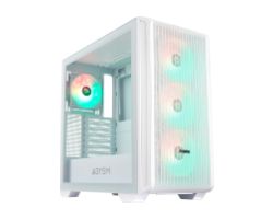 Caja Abysm Danube Kamp BX300 ATX mATX Blanca (AB123013)