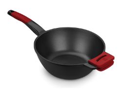 Sartén Bra Wok Premiere 28cm Negro/Rojo (A412028)