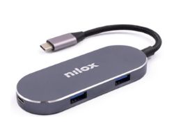 Dock NILOX USB-C a 3xUSB-A 1xUSB-C PD/HDMI (NXDSUSBC01)