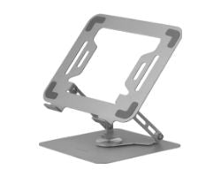 Soporte Mars Gaming 17" Girat/Plegable Plata (MARSNW)
