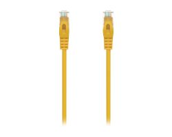 Latiguillo AISENS RJ45 Cat6a UTP 25cm Amaril(A145-0563)
