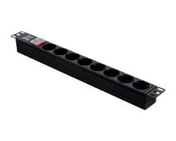 Regleta Aiten Data 8xSchuko Rack 1U Negra (20.08.19)
