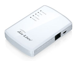 Router Air Live WiFi 4 1xUSB 2.0 Blanco (TRAVELER3G)