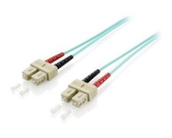 Fibra Óptica EQUIP SC/M a SC/M 10m Turquesa (EQ255326)