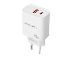 Cargador de Pared Nanocable USB-A/C Blanco (10.10.2007)