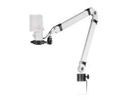 Micrófono Mesa Mars Gaming 3.5mm USB Blanco (MMICXTW)