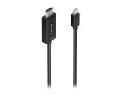 Cable AISENS Mini DP/M a HDMI/M 1m Negro (A125-0886)