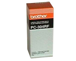 Recambio 4 Bobinas FAX 235 páginas Negro (PC-304RF)