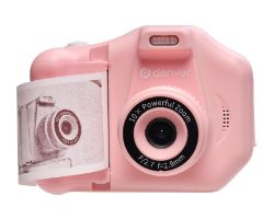 Cámara Digital DENVER 2.8" para Niños Rosa (KPC-1370P)