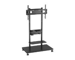 Soporte Suelo EQUIP 50"-90" con Ruedas Negro