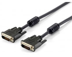 Cable EQUIP DVI-D/M a DVI-D/M 5m Negro (EQ118935)