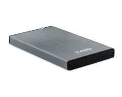 Caja TooQ HDD 2.5" SATA USB 3.0 Gris (TQE-2527G)