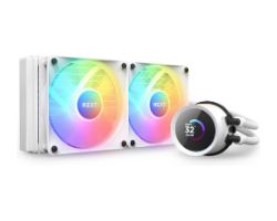 Ref. Liq. NZXT Kraken Elite RGB LCD Blanca(RL-KR240-W1)